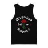 Disappointed But Not Surprised Black Tank Vest Top