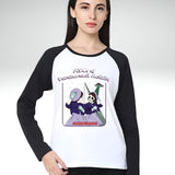 Paranormal ABC'S Gothic Alternative Grunge Occult Emo Punk Rock Raglan TShirt