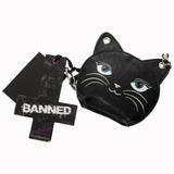 Banned Apparel Feminine Feline Alternative Gothic Punk Rock Grunge Coin Purse