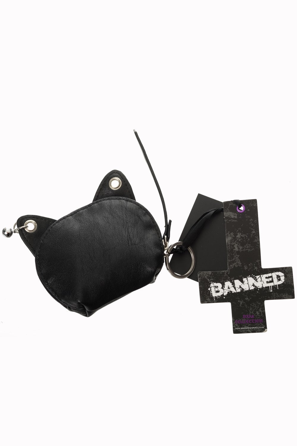 Banned Apparel Feminine Feline Alternative Gothic Punk Rock Grunge Coin Purse