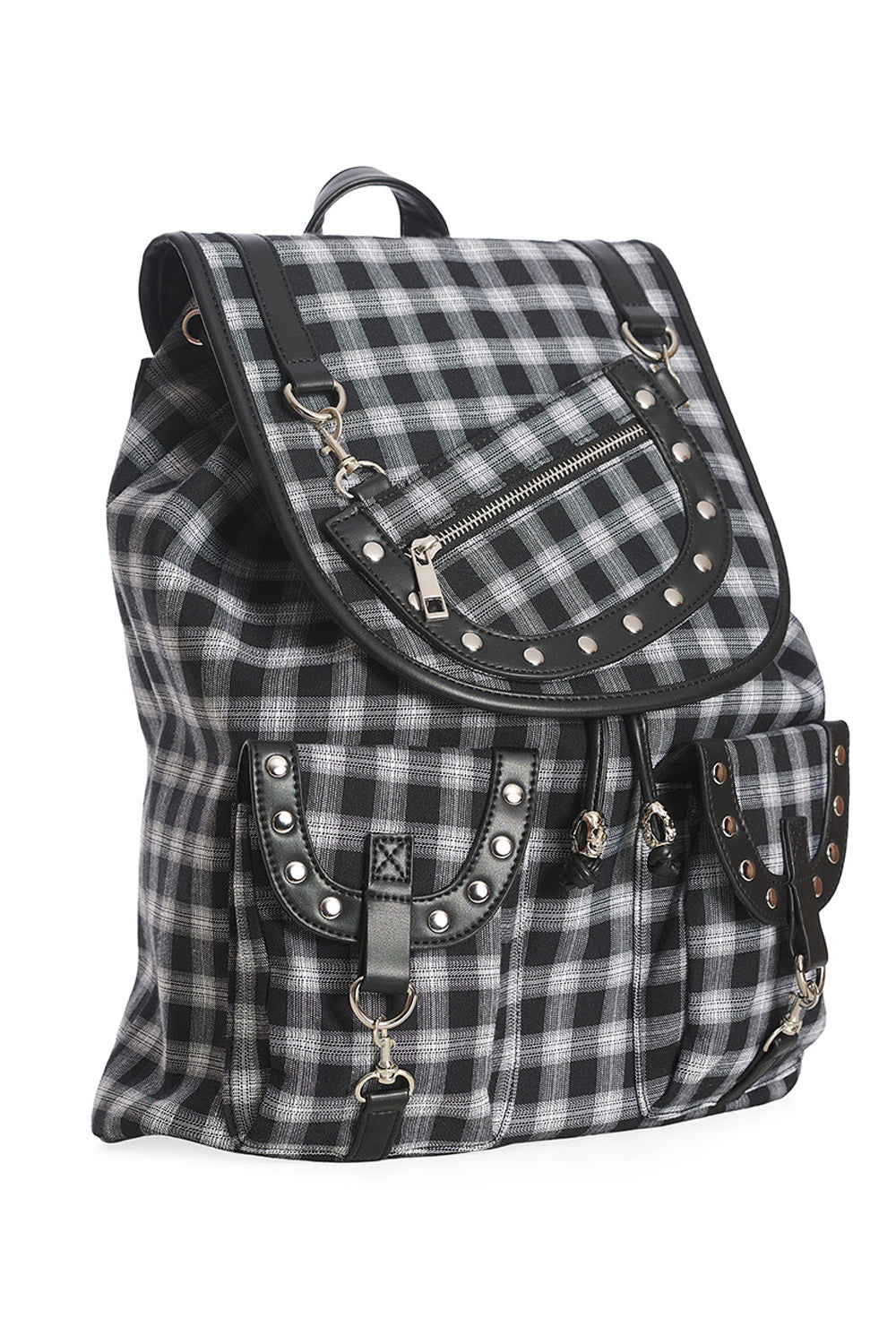 Banned Apparel Black & White Yamy Backpack