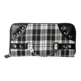 Banned Apparel Black/White Rise Up Alternative Gothic Punk Rock Grunge Wallet Purse