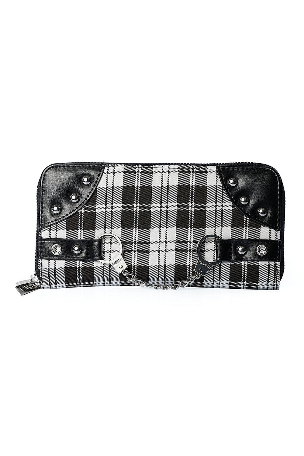 Banned Apparel Black/White Rise Up Alternative Gothic Punk Rock Grunge Wallet Purse