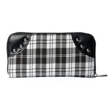 Banned Apparel Black/White Rise Up Alternative Gothic Punk Rock Grunge Wallet Purse
