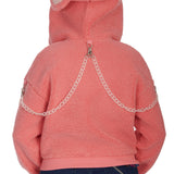Banned Apparel Pink Vinnie The Bunny Hoodie Jacket
