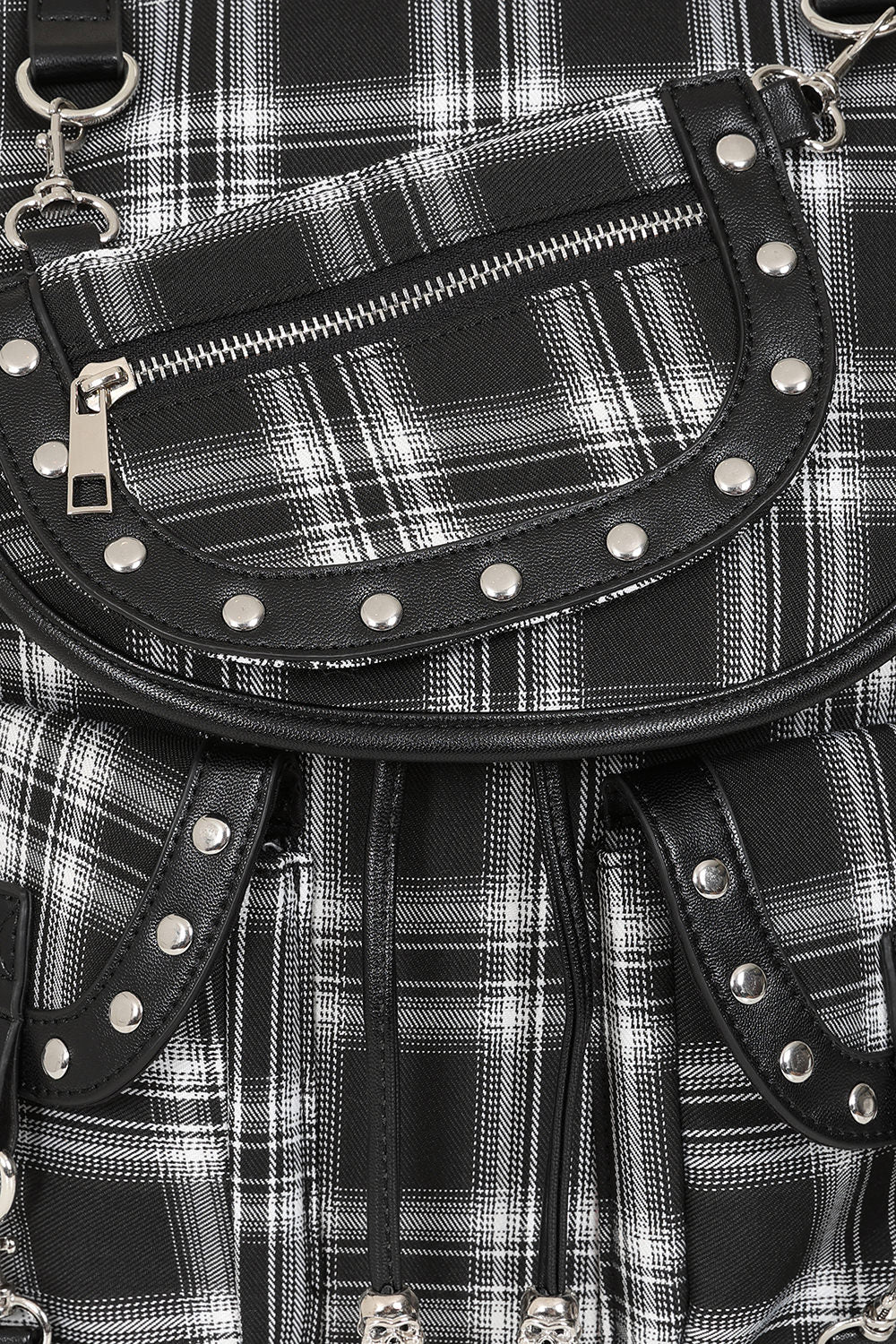 Banned Apparel Black & White Yamy Backpack