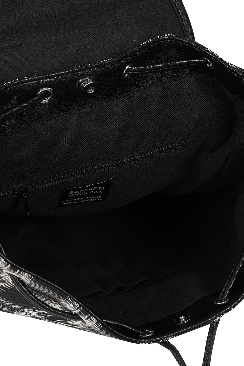 Banned Apparel Black & White Yamy Backpack