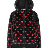 Banned Alternative Meowgical Girl Hoodie Black Red Gothic Kawaii Cat Ears Jacket