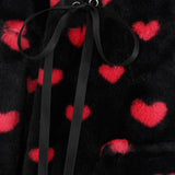 Banned Alternative Meowgical Girl Hoodie Black Red Gothic Kawaii Cat Ears Jacket