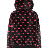 Banned Alternative Meowgical Girl Hoodie Black Red Gothic Kawaii Cat Ears Jacket