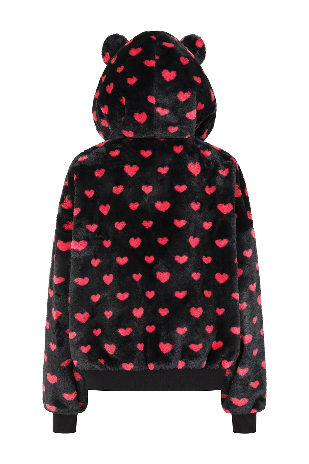 Banned Alternative Meowgical Girl Hoodie Black Red Gothic Kawaii Cat Ears Jacket