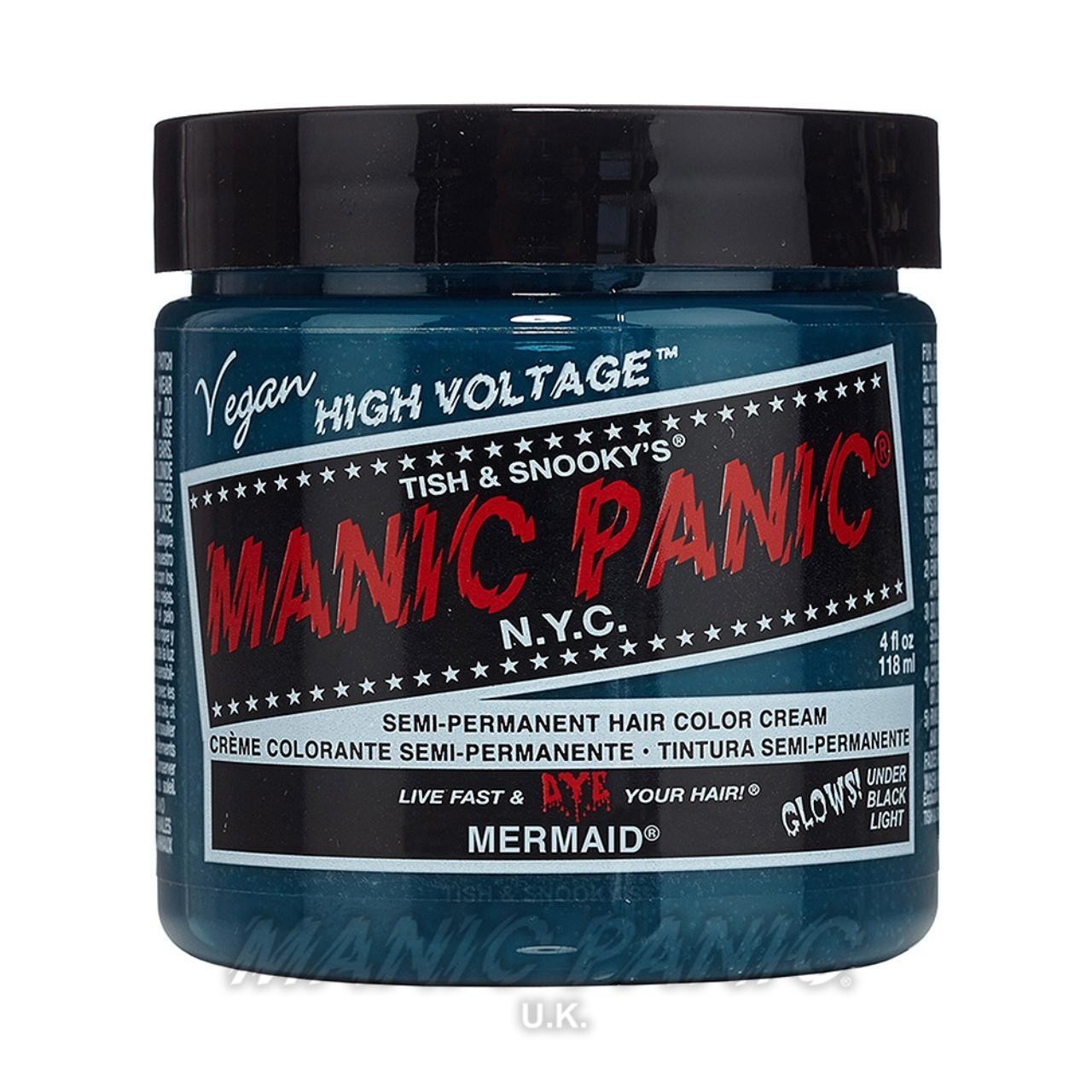 Manic Panic High Voltage Classic Hair Colour Gothic Grunge Punk Mermaid 118ml0