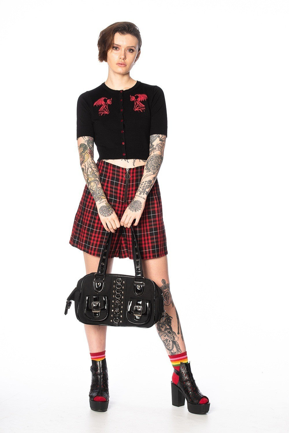 Banned Apparel Rhapsody Emo Goth Punk Handbag3