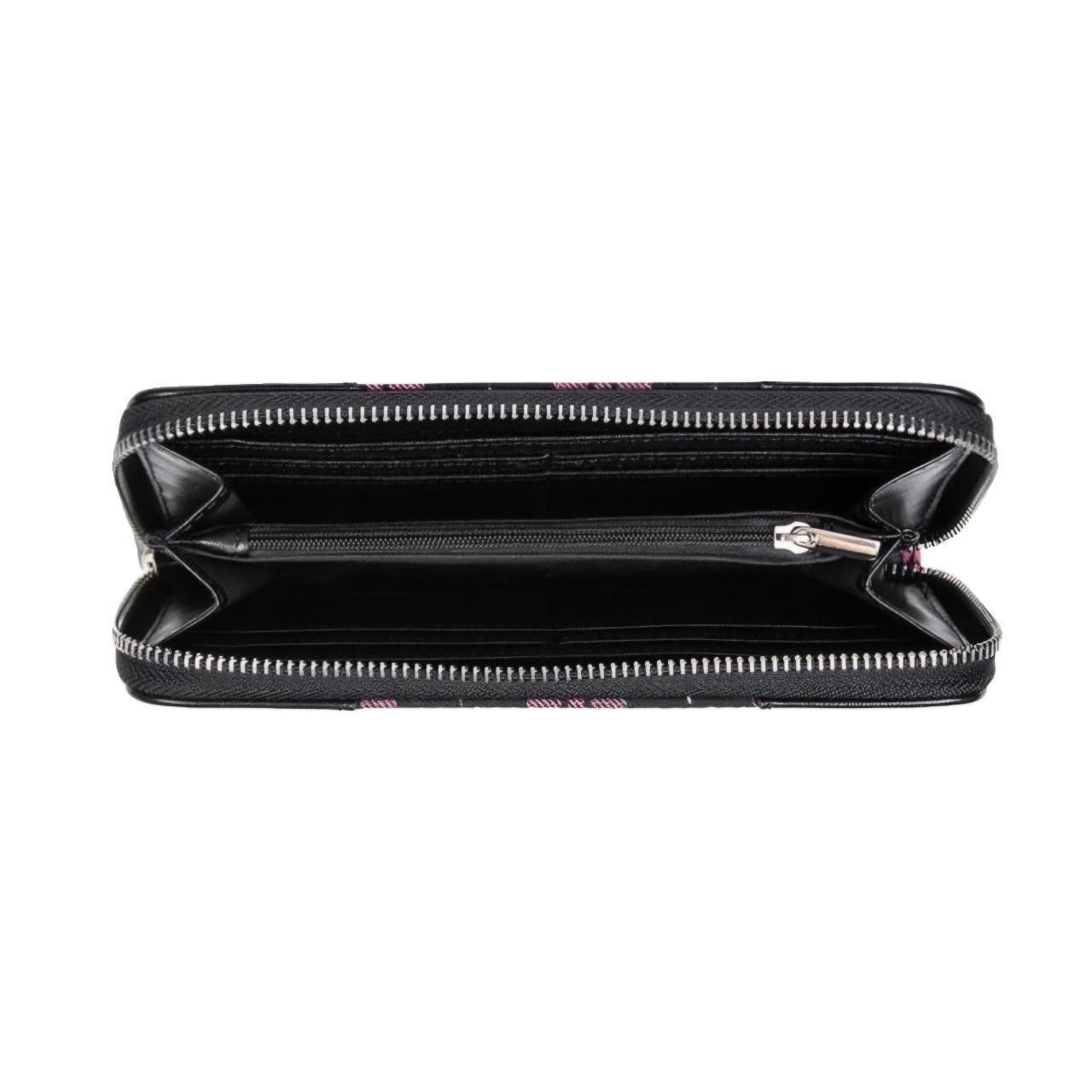 Banned Apparel Pink Tartan Handcuff Alternative Gothic Punk Rock Skater Wallet3