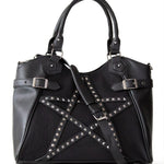Banned Apparel Calling Of The Eclipse Pentagram Handbag Black Gothic Alternative3