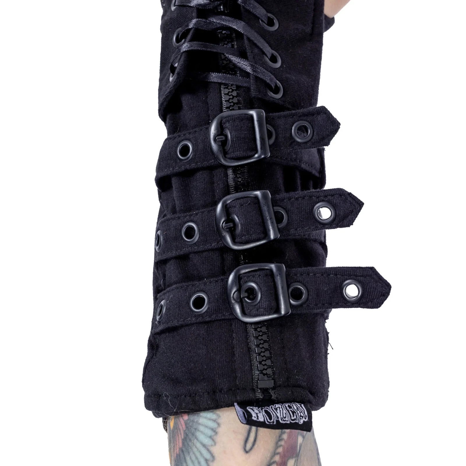 Poizen Industries Astorath Black Gothic Alternative Punk Rock Emo Armwarmers3