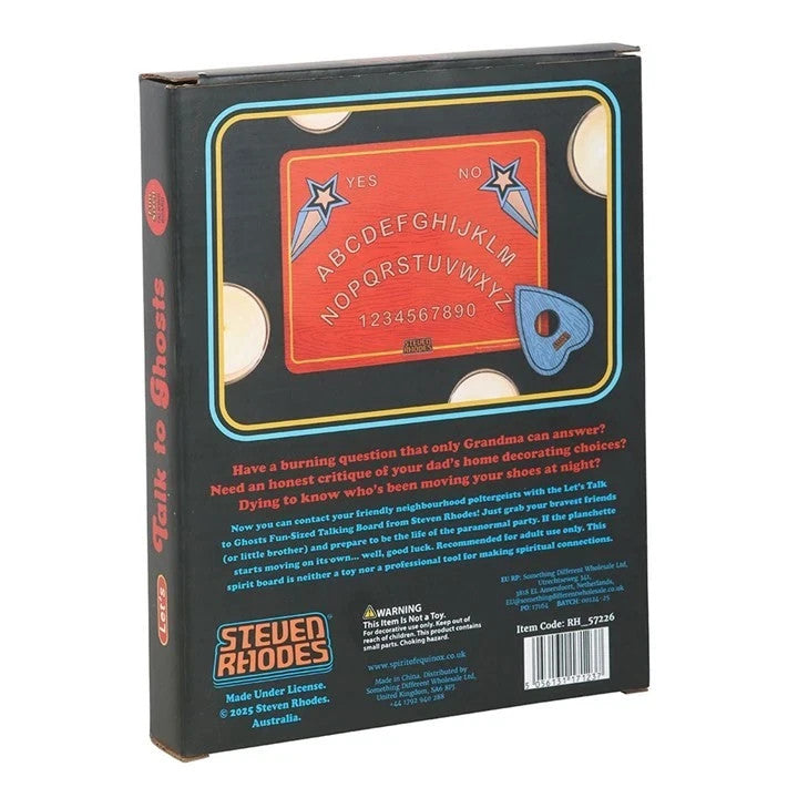 Let's Talk to Ghosts Talking Board by Steven Rhodes Alternative Decor Ouija Goth5
