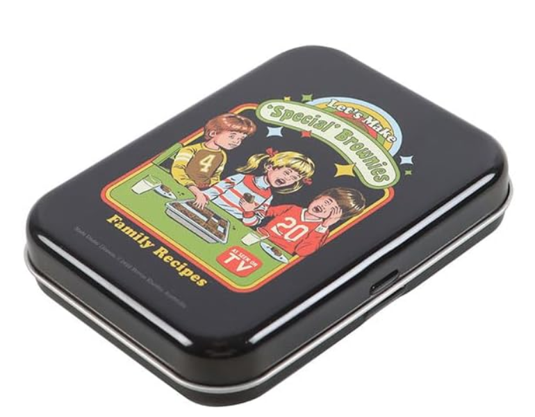 Lets Make Brownies Stash Tin | Steven Rhodes Retro Storage Tin | Gift Box1