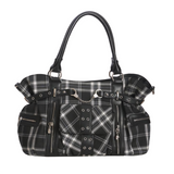 Banned Apparel Black & White Rise Up Gothic Alternative Grunge Occult Handbag2
