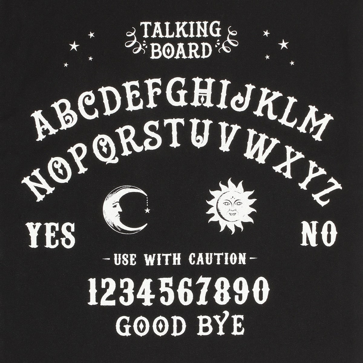 Talking Board Polycotton Tote Bag Emo Alt Pastel Goth Alternative Punk Metal3