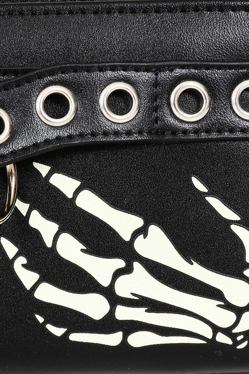 Banned Apparel Bonegrip Alternative Gothic Punk Rock Grunge Wallet Purse2