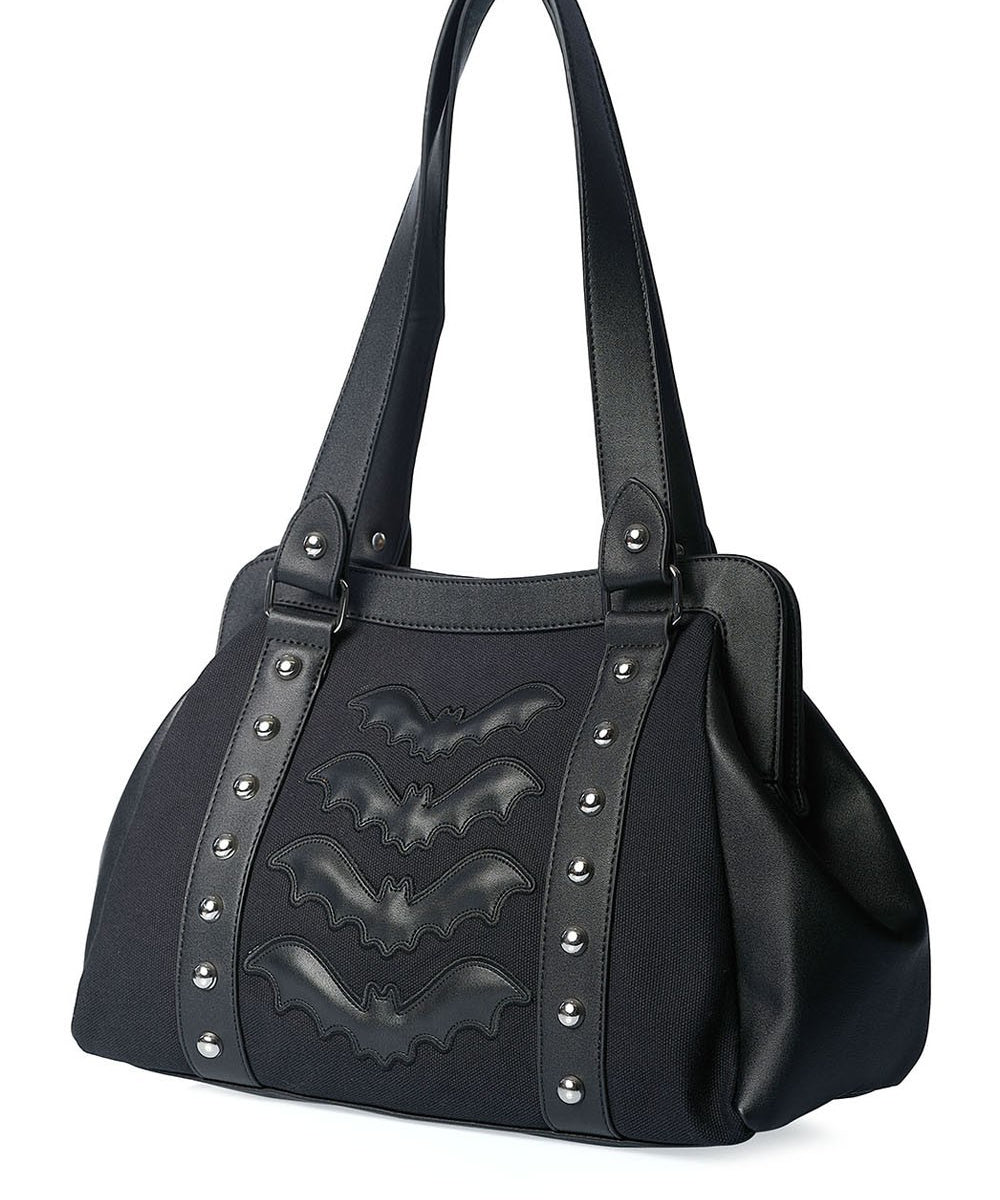 Banned Apparel Night Wings Emo Goth Alternative Hand Bag With Shoulder Strap1