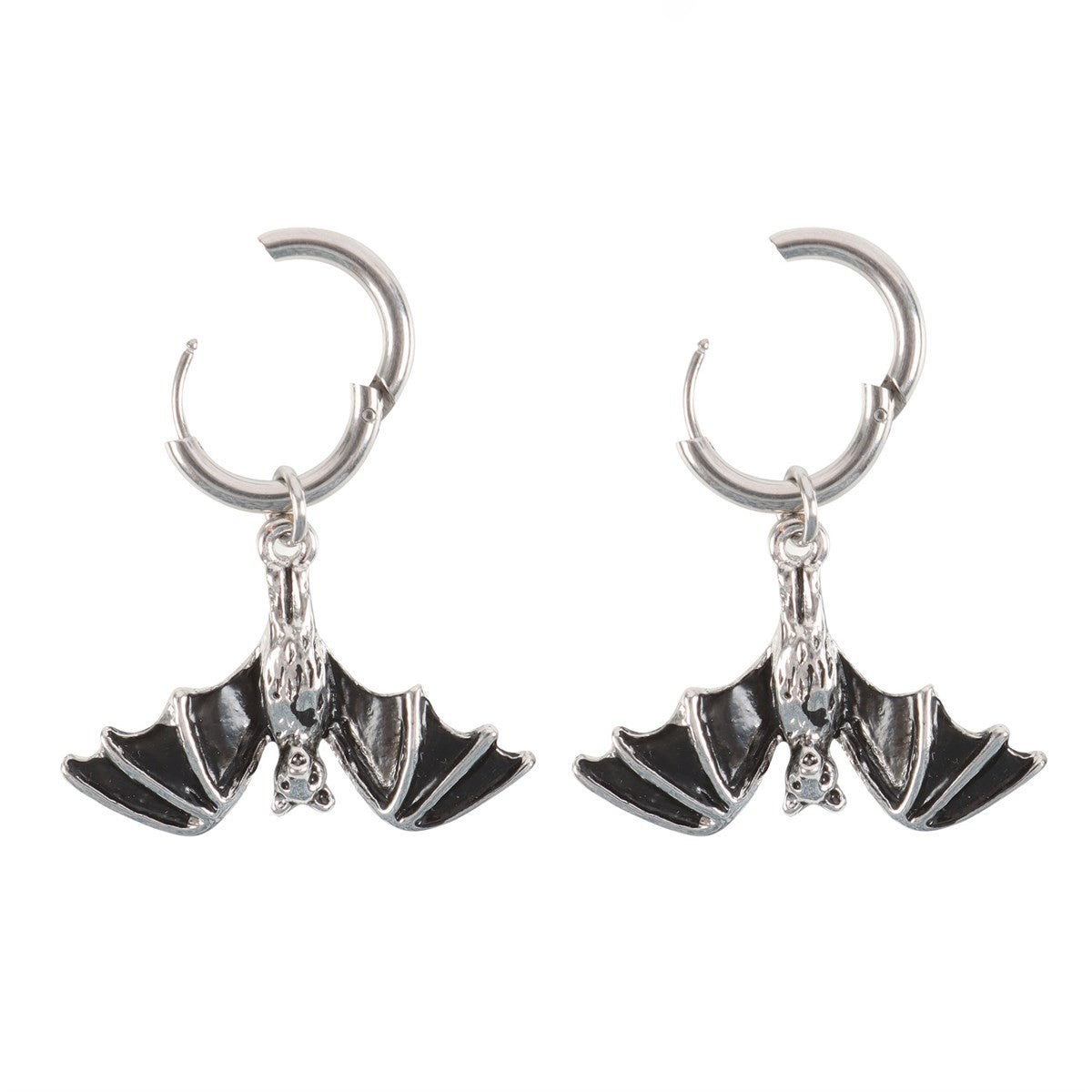Hanging Bat Earrings Emo Punk Gothic Alternative Spooky3