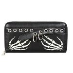 Banned Apparel Bonegrip Alternative Gothic Punk Rock Grunge Wallet Purse0