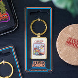 Steven Rhodes Sick Of Your Sh*t Occult Emo Punk Alt Art Keyring Chain Accessory0