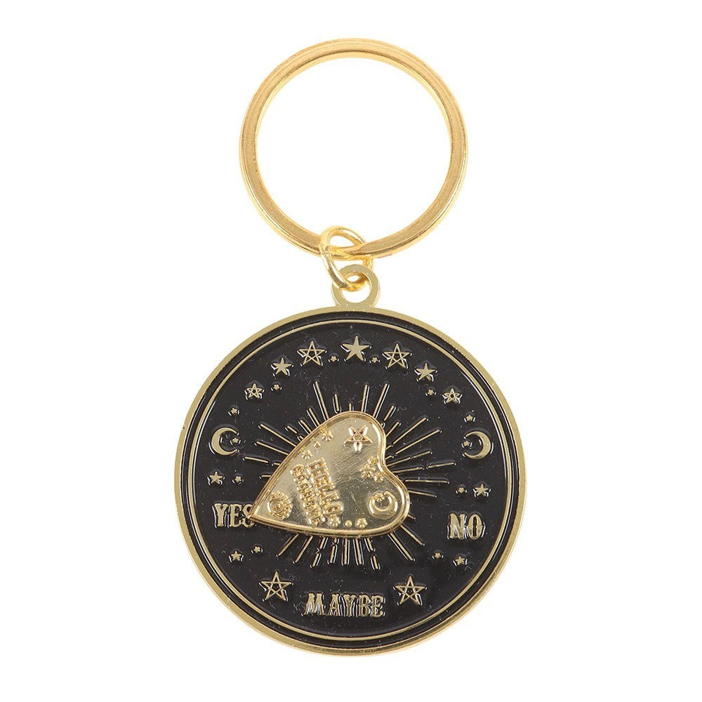 Spinning Talking Board Planchette Keyring Emo Punk Gothic Alternative3