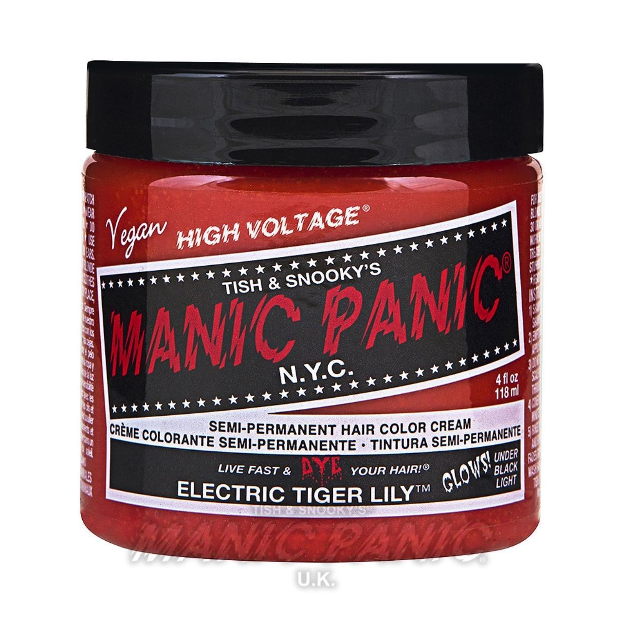 Manic Panic High Voltage Classic Hair Colour Gothic Electric Tiger Lily 118ml2