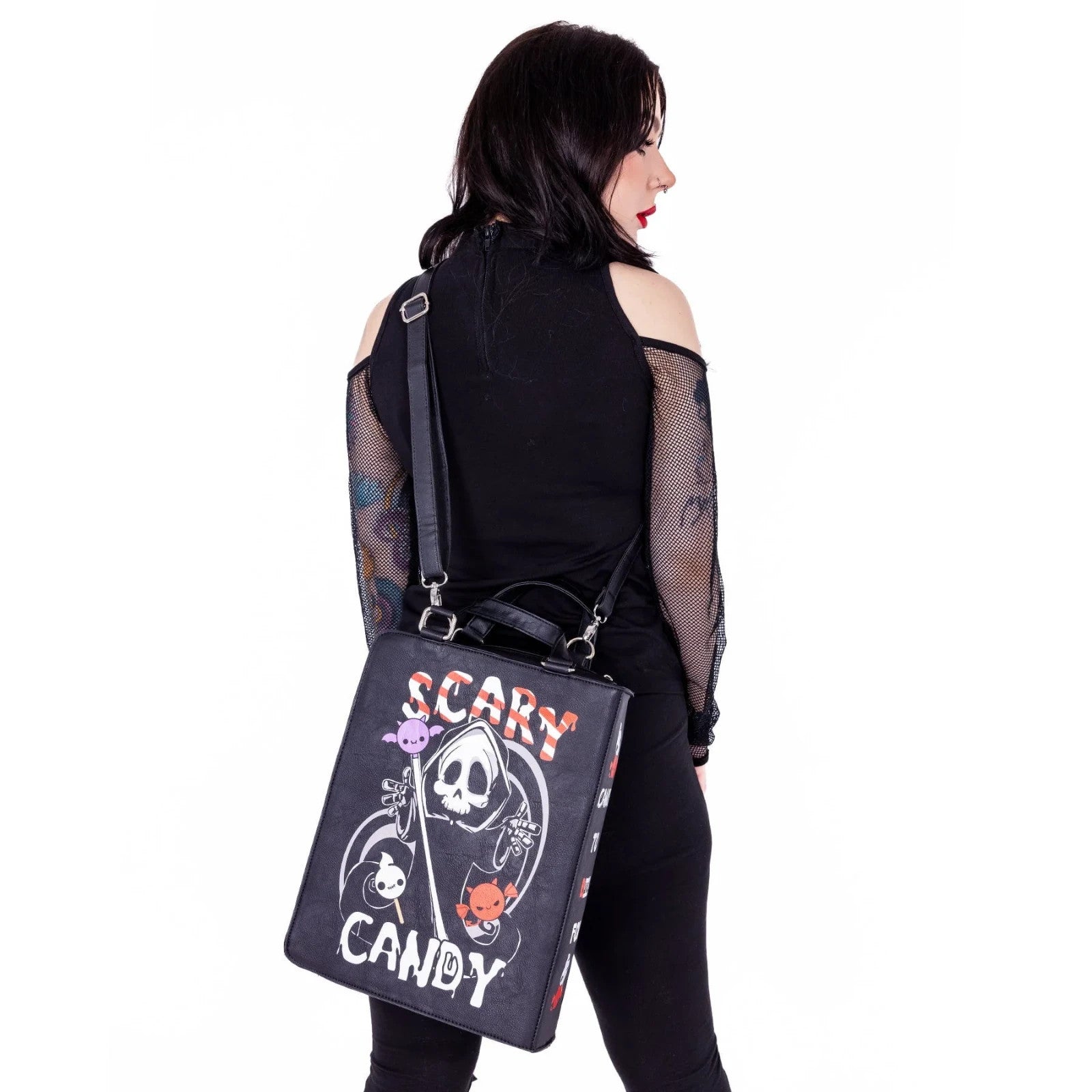 Heartless Death Candy Handbag Emo Punk Goth Alternative Spooky Cute4