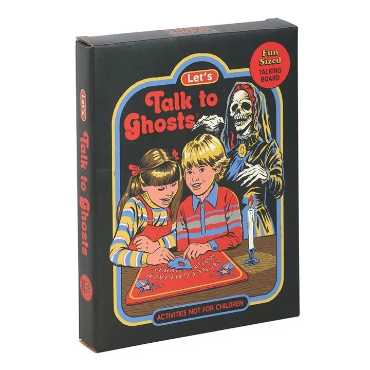 Let's Talk to Ghosts Talking Board by Steven Rhodes Alternative Decor Ouija Goth4