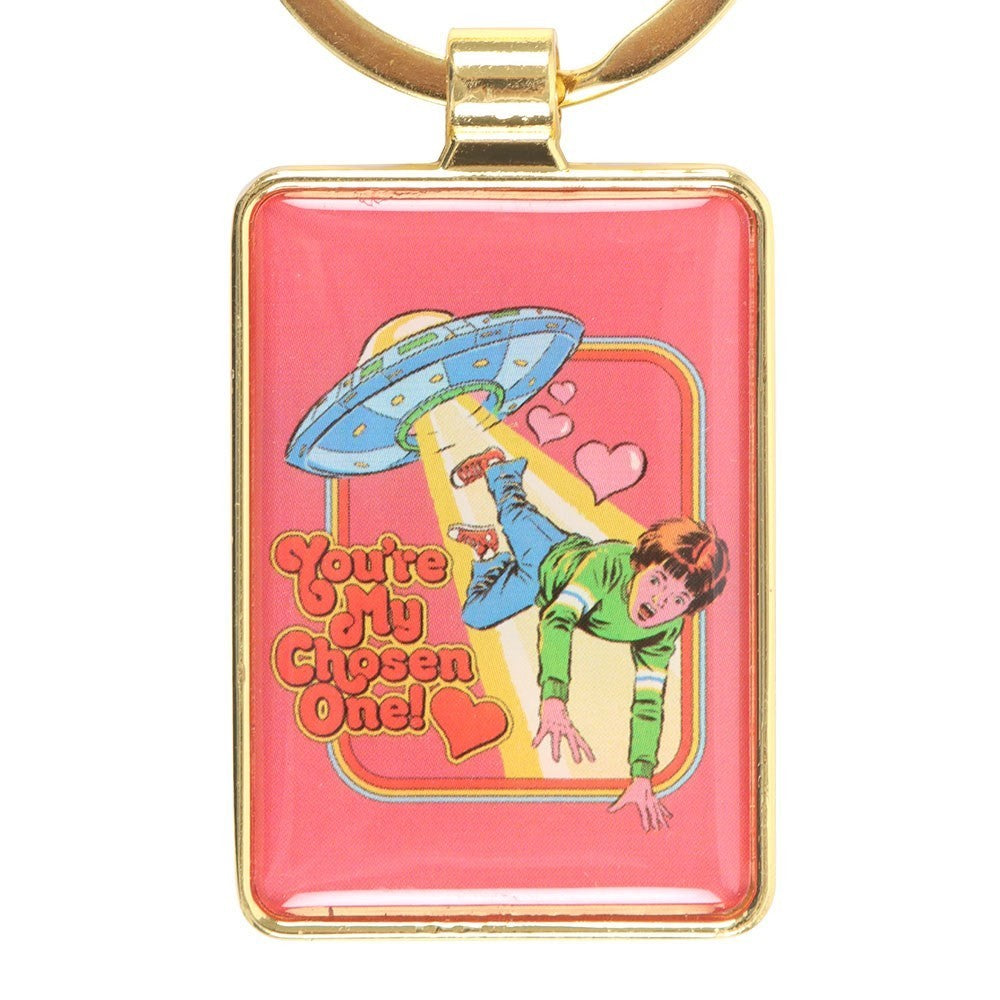 Steven Rhodes My Chosen One Occult Emo Punk Alt Art Keyring Chain Accessory3