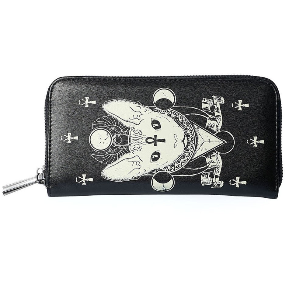 Banned Apparel Bastet Alternative Gothic Punk Rock Grunge Wallet Purse0