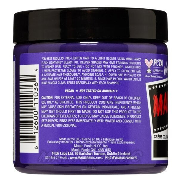 Manic Panic High Voltage Classic Hair Colour Gothic Electric Amethyst 118ml1