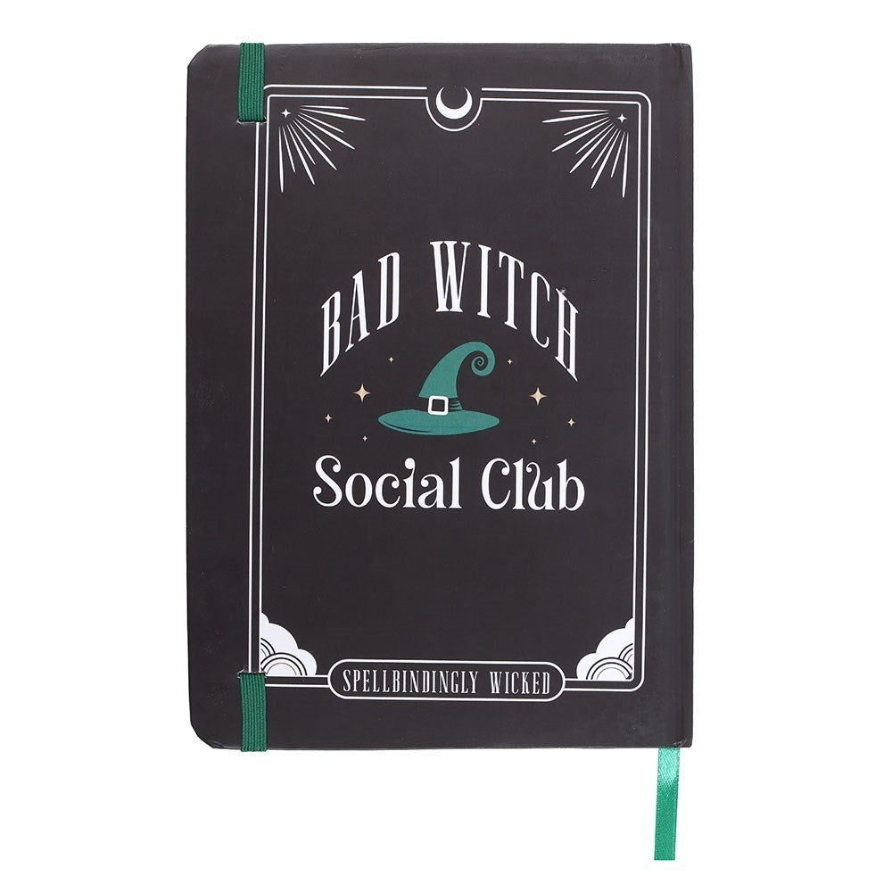 Bad Witch Social Club Notebook Witchcraft Alternative Emo Gothic Punk Occult2