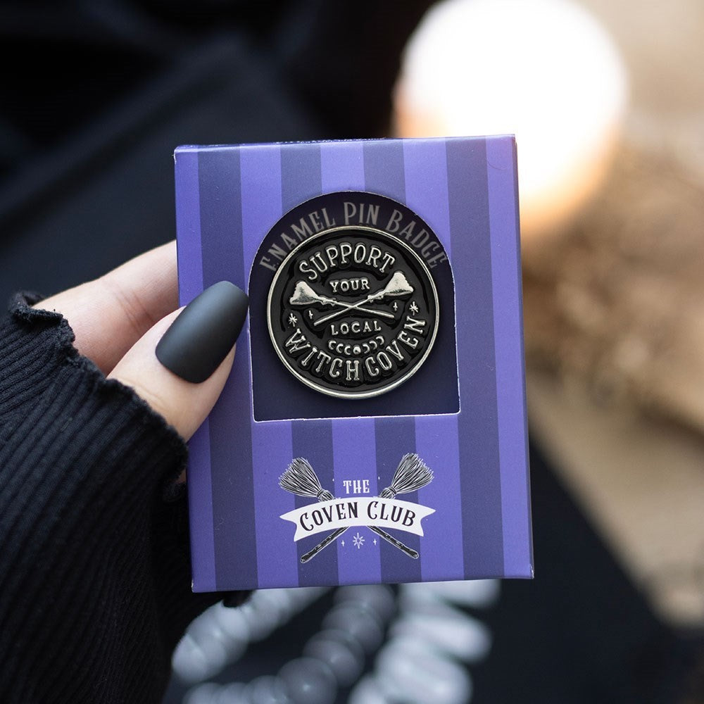 The Coven Club Enamel Pin Badge Emo Punk Witchcraft Alternative Gothic0