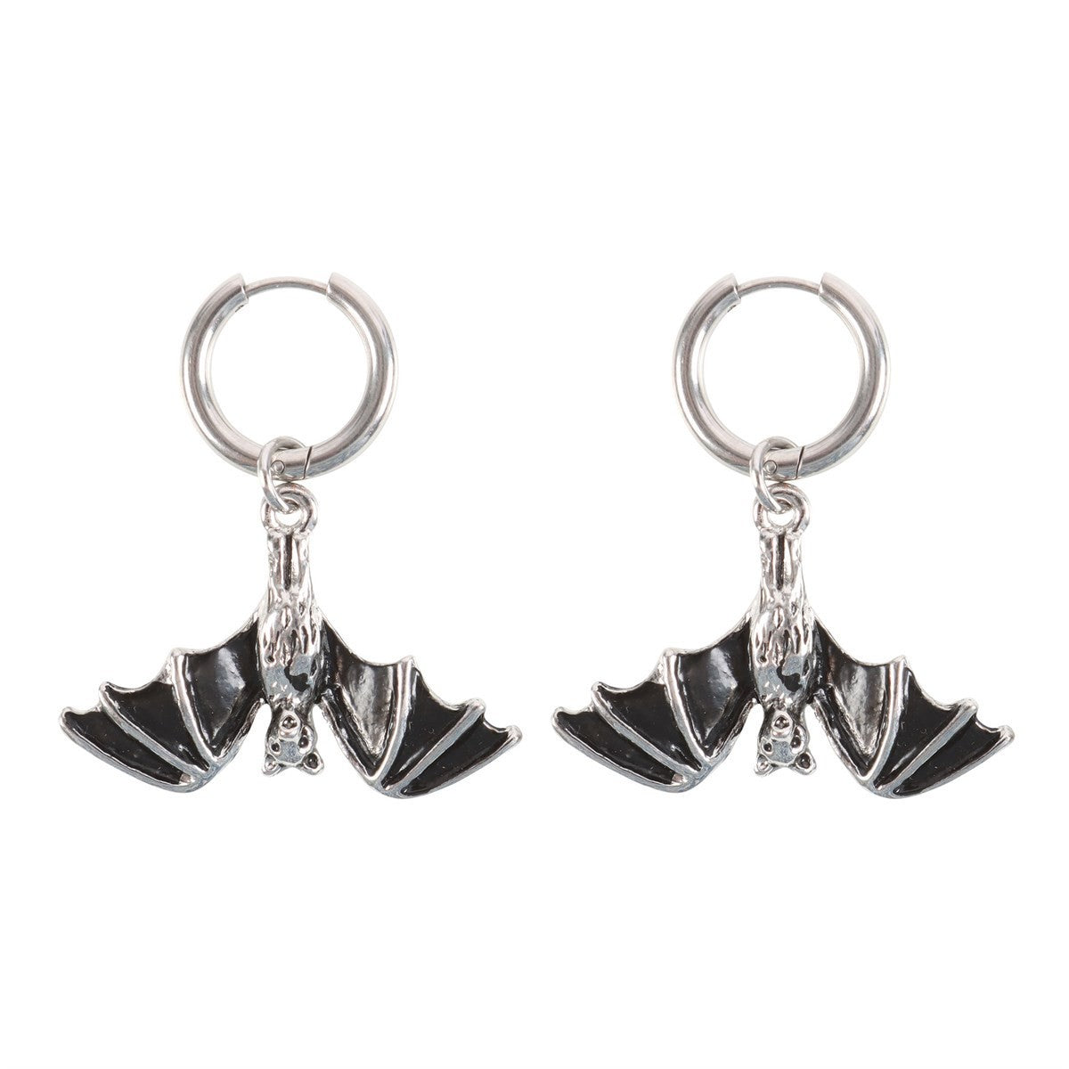Hanging Bat Earrings Emo Punk Gothic Alternative Spooky2