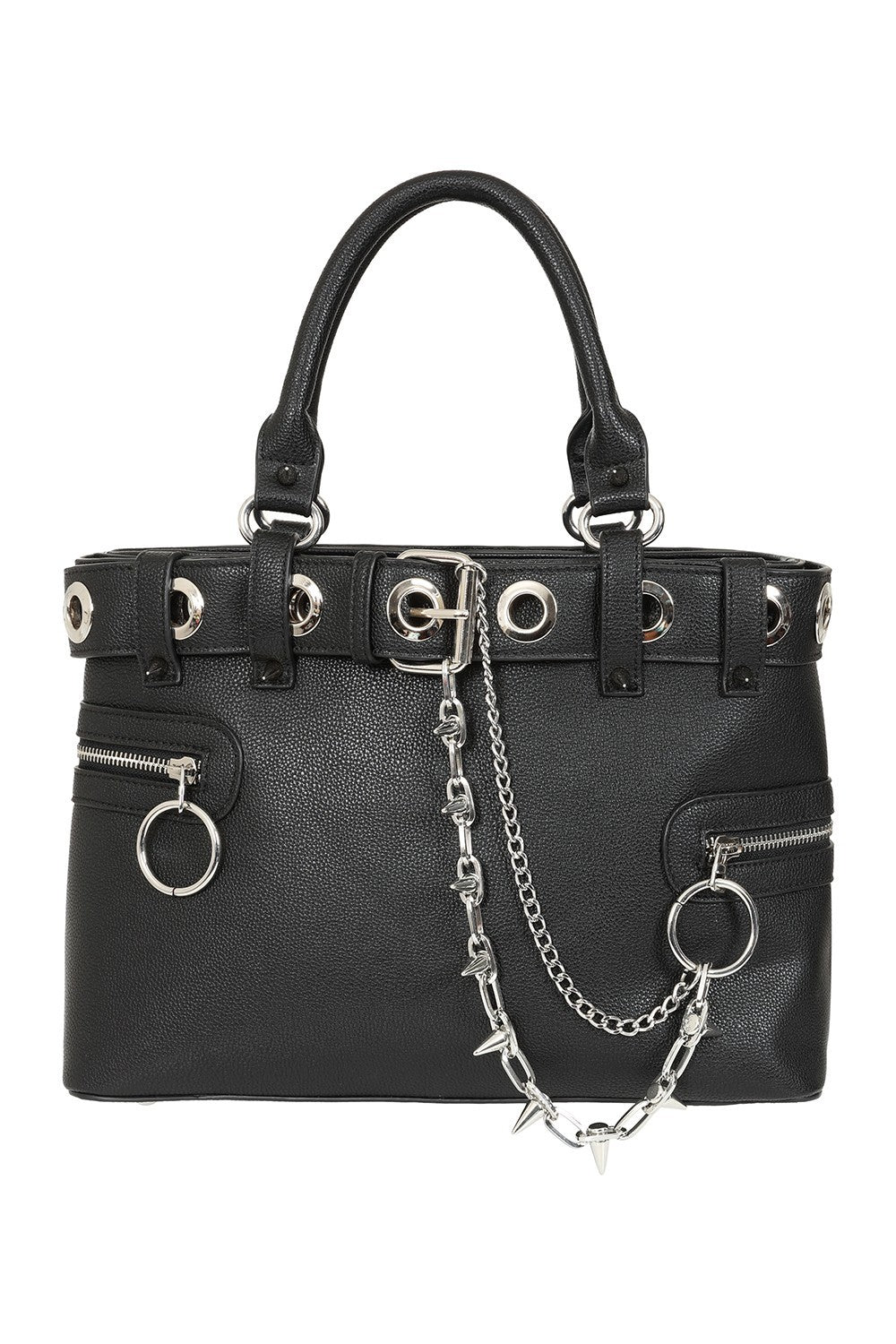 Banned Apparel Chain Reaction Emo Goth Alt RXN Hand Bag With Shoulder Strap0