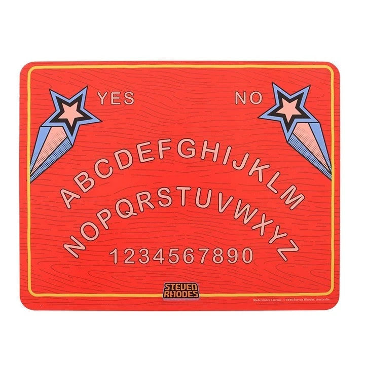 Let's Talk to Ghosts Talking Board by Steven Rhodes Alternative Decor Ouija Goth2