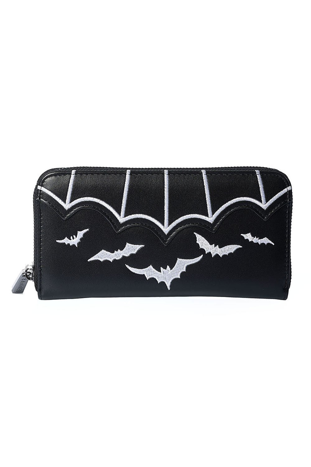 Banned Apparel White Salem Bat Wallet Purse0