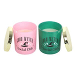 Set of 2 Good Witch and Bad Witch Scented Candles Alternative Pastel Goth1