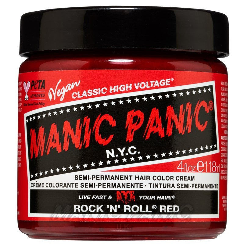 Manic Panic High Voltage Classic Hair Colour Grunge Rock 'N' Roll Red 118ml0