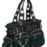 Banned Apparel Green Camdyn Alternative Gothic Punk Rock Grunge Emo Handbag1
