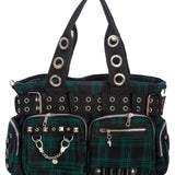 Banned Apparel Green Camdyn Alternative Gothic Punk Rock Grunge Emo Handbag0