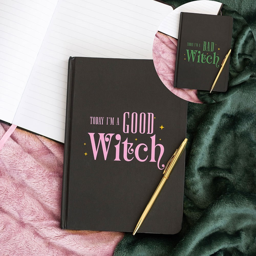 Today I'm A Good / Bad Witch Reversable Notebook Witchcraft Alt Emo Gothic Punk0
