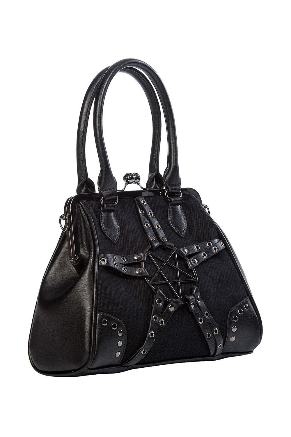 Banned Apparel Restrict Emo Goth Alternative Hand Bag With Shoulder Strap1