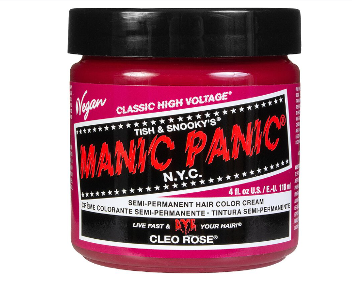Manic Panic High Voltage Classic Gothic Grunge Punk Hair Colour Cleo Rose 118ml0