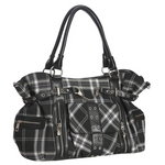 Banned Apparel Black & White Rise Up Gothic Alternative Grunge Occult Handbag0